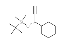 Silane, [[(1S)-1-cyclohexyl-2-propynyl]oxy](1,1-dimethylethyl)dimethyl- (9CI) 结构式