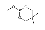 2-甲氧基-5,5-二甲基-1,3,2-二氧杂膦烷 结构式