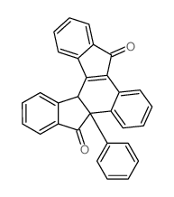 Benz[a]indeno[2,1-c]fluorene-5,10-dione, 5a,14c-dihydro-5a-phenyl- 结构式