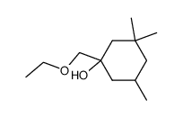 1-(乙氧甲基)-3,3,5-三甲基环己醇 结构式