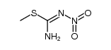 3-硝基-2-甲基异硫脲 结构式