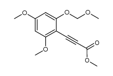Methyl 3-[2,4-dimethoxy-6-(methoxymethoxy)phenyl]-2-propynoate 结构式