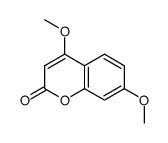 4,7-二甲氧基香豆素 结构式