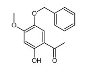 1-[2-羟基-4-甲氧基-5-(苯基甲氧基)苯基]乙酮 结构式