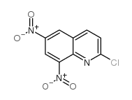 2-氯-6,8-二硝基喹啉 结构式