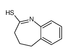 1,3,4,5-四氢-1-苯并氮杂卓-2-硫酮 结构式