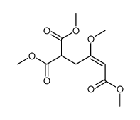 3-Butene-1,1,4-tricarboxylic acid, 3-methoxy-, trimethyl ester, (E)- 结构式