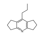 8-丙基-1,2,3,5,6,7-六氢二并环戊二烯并[b,e]吡啶 结构式