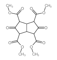 2,5-二氧代-1,3,3a,4,6,6a-六氢戊搭烯-1,3,4,6-四羧酸四甲酯 结构式