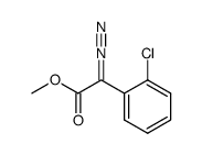 2-氯-α-重氮苯乙酸甲酯 结构式