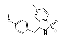 4-甲基-N-[2-(4-甲氧基苯基)乙基]苯磺酰胺 结构式
