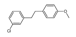 1-氯-3-(4-甲氧基苯乙基)苯 结构式