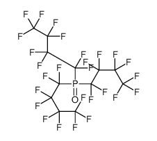 三(1,1,2,2,3,3,4,4,4-九氟丁基)氧化膦 结构式