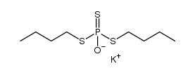 O-钾 S,S-二丁基三硫代磷酸酯 结构式