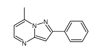 7-甲基-2-苯基吡唑并[1,5-a]嘧啶 结构式