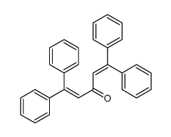 1,1,5,5-四苯基-1,4-戊二烯-3-酮 结构式