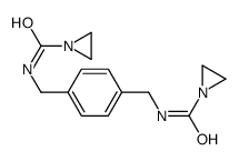 1-Aziridinecarboxamide, N,N'-[1,4-phenylenebis(methylene)]bis- (9CI) 结构式