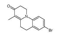 8-溴-4-甲基-1,2,5,6-四氢苯并[c]喹嗪-3-酮 结构式