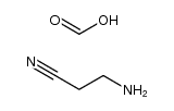 甲酸-3-氨基丙腈(1:1)复合物 结构式