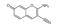 7-羟基-2-亚氨基-2H-色烯-3-甲腈 结构式