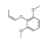 1,3-二甲氧基-2-[(1Z)-1-丙烯-1-基氧基]苯 结构式