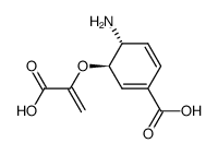 4-氨基-4-脱氧分支酸 结构式