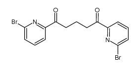 1,5-双(6-溴-2-吡啶基)-1,5-戊二酮 结构式