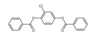 1,4-Benzenediol, 2-chloro-, 1,4-dibenzoate 结构式