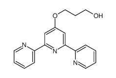 3-([2,2':6',2''-三联吡啶]-4'-氧基)-1-丙醇 结构式