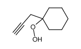 1-(2-丙炔基)环己基过氧化氢 结构式