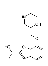 2-(羟乙基)-7-(2-羟基-3-异丙基氨基丙氧基)苯并呋喃 结构式