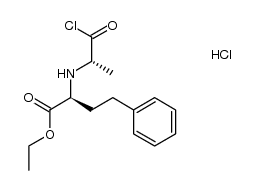 Benzenebutanoic acid, α-[[(1S)-2-chloro-1-methyl-2-oxoethyl]amino]-, ethyl ester, hydrochloride (αS)- 结构式