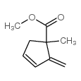 1-甲基-2-亚甲基-3-环戊烯-1-羧酸甲酯 结构式