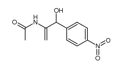 2-ACETAMIDO-1-HYDROXY-1-(4-NITROPHENYL)-2-PROPENE 结构式