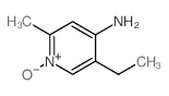 4-氨基-5-乙基-2-甲基吡啶 1-氧化物 结构式