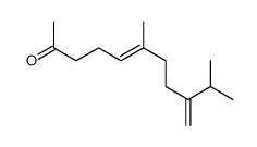 (E)-6,10-Dimethyl-9-methylene-5-undecen-2-one 结构式
