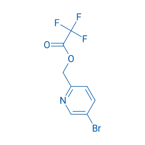 (5-Bromopyridin-2-yl)methyl 2,2,2-trifluoroacetate 结构式