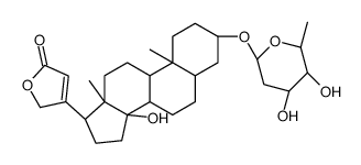 洋地黄毒苷元-洋地黄毒糖苷 结构式