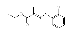 2-(2-氯苯基腙基)丙酸乙酯 结构式