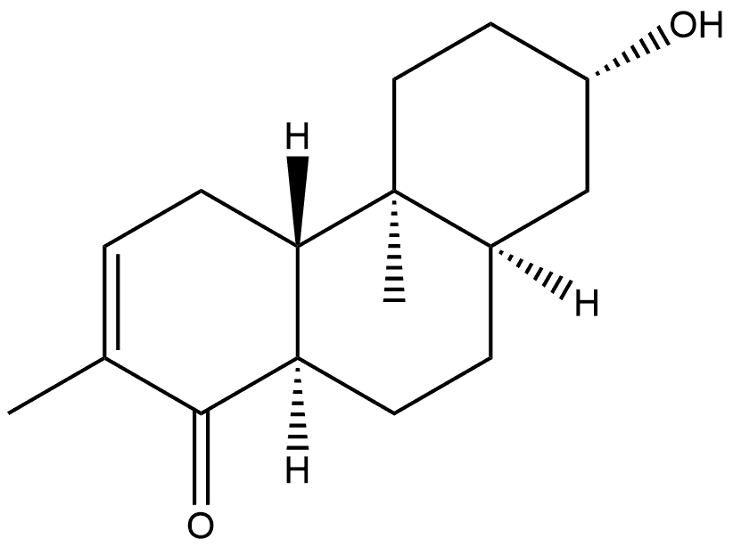 (4aS)-7-羟基-2,4b-二甲基-4a,4b,5,6,7,8,8a,9,10,10a-十氢-4H-菲-1-酮 结构式