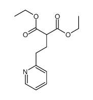 2-(2-(吡啶-2-基)乙基)丙二酸二乙酯 结构式