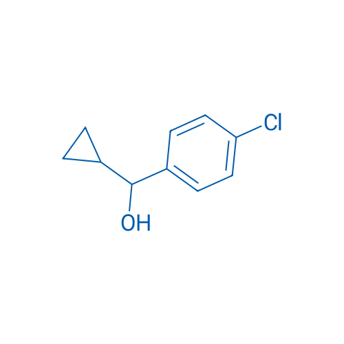 4-氯-α-环丙基苯甲醇 结构式