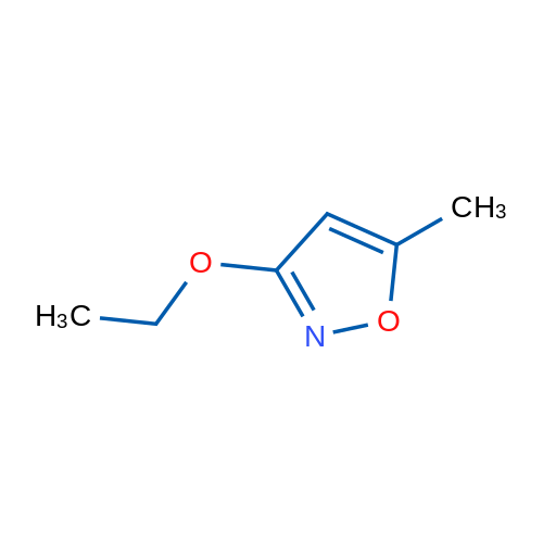 3-乙氧基-5-甲基异噁唑 结构式