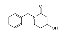 1-苄基-4-羟基哌啶-2-酮 结构式