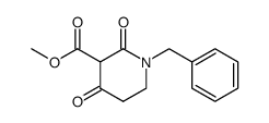 1-苄基-2,4-二氧代-3-哌啶羧酸甲酯 结构式