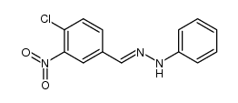 4-氯-3-硝基苯甲醛苯腙 结构式