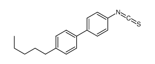 4-异硫氰酸根合-4'-戊基联苯 结构式