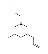 Borin, 1,2,3,4-tetrahydro-5-methyl-1,3-di-2-propen-1-yl- 结构式