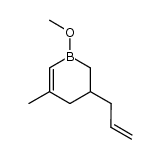 Borin, 1,2,3,4-tetrahydro-1-methoxy-5-methyl-3-(2-propen-1-yl)- 结构式