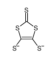 4,5-二巯基-1,3-二硫杂环戊烯-2-硫酮二价阴离子 结构式